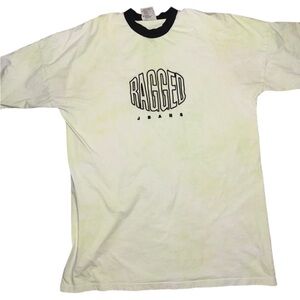 The Ragged Priest RAGGED Jeans Ringer Tee Men’s L | Y2K Skater Grunge